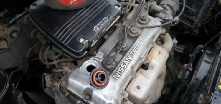 Заміна мастила Lukoil 10W-40 і масляного фільтра Master-sport 818 82-OF-PCS-MS на Nissan Sunny (відео)