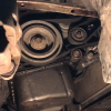 Заміна натяжного ролику поліклинового ременя INA 532 0296 10 на Peugeot Partner (відео)