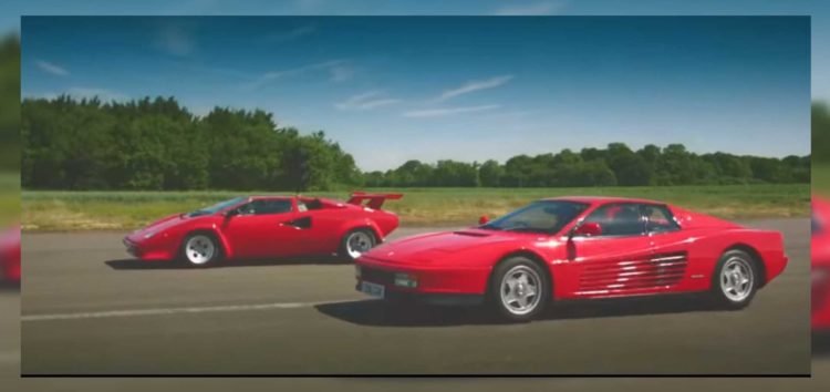 Lamborghini Countach виставили проти Ferrari Testarossa (відео)