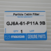 Підробні автозапчастини: фільтр салону Mazda GJ6A-61-P11A9B