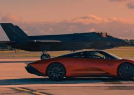 McLaren Speedtail против истребителя F-35 (видео)