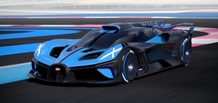 Показали официальные изображения Bugatti Bolide