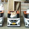 Nissan дарит котикам мини-автомобили