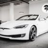 Tesla Model S переделали в кабриолет