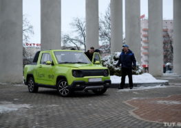 У Білорусі представили перший електромобіль власного виробництва