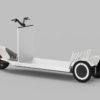 Polestar представил трехколесный электросамокат для перевозки грузов