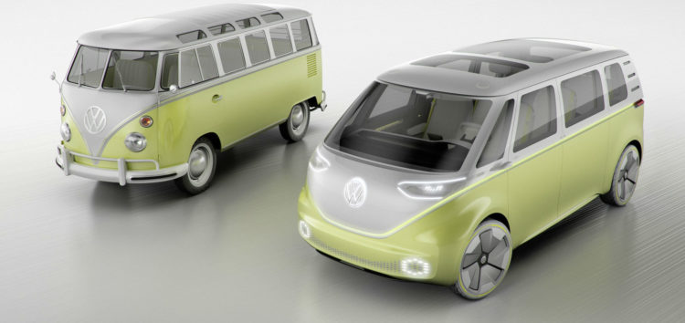 Volkswagen показал концепт электрического минивэна ID.Buzz