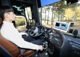В Южной Корее будут тестировать электроавтобусы через сеть 5G