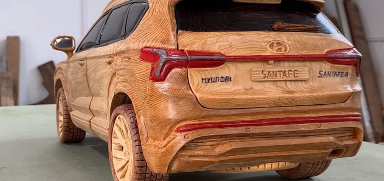 Створили дерев’яну копію Hyundai Santa Fe