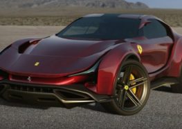 Художник показав своє бачення кросовера Ferrari