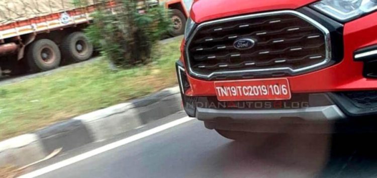 Оновлений Ford EcoSport показали без камуфляжної плівки