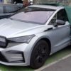 Skoda выпустила фото электрокупе-кроссовера Enyaq Coupe iV