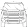 Land Rover Defender 130 показали на патентных фото