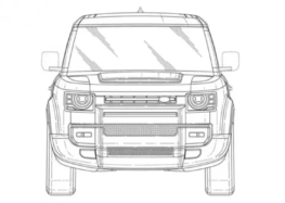 Land Rover Defender 130 показали на патентних фото