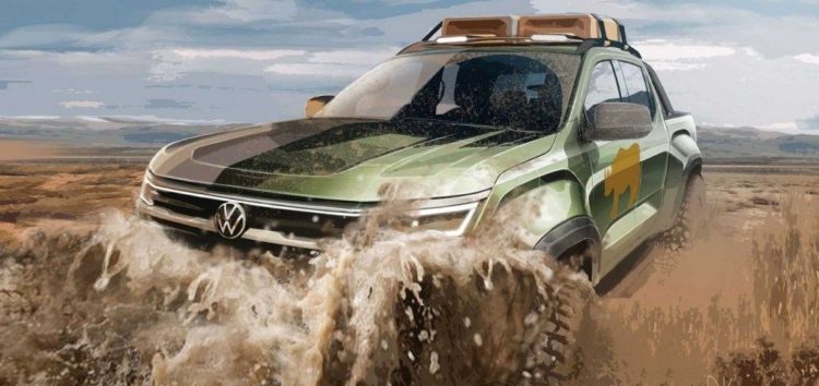 Volkswagen  продемонстрировал новейшие фото пикапа Amarok
