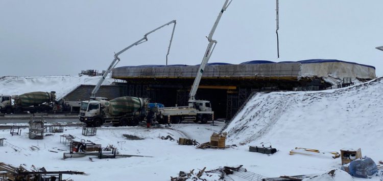 На дороге Киев — Харьков идёт строительство развязки