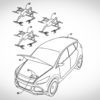 Ford będzie ładował akumulatory samochodów za pomocą dronów