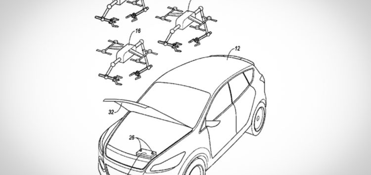 Ford будет заряжать аккумуляторы авто с помощью дронов