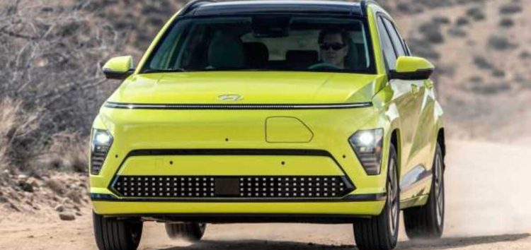 Samochód elektryczny Hyundai Kona nowej generacji został zauważony na drodze