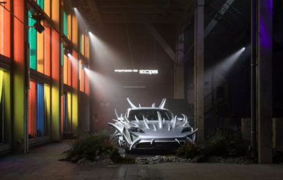 Porsche prezentuje dziwny samochód elektryczny Taycan z kolcami