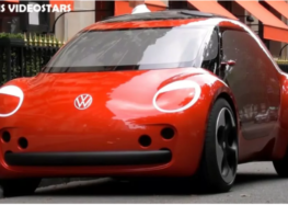 Электрический VW Beetle увидели в Париже