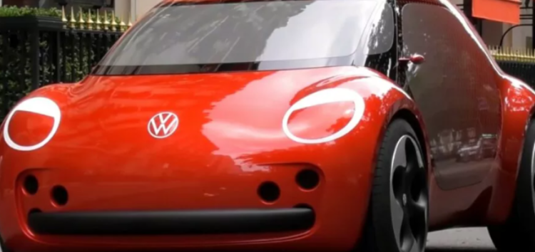 Електричний VW Beetle побачили в Парижі