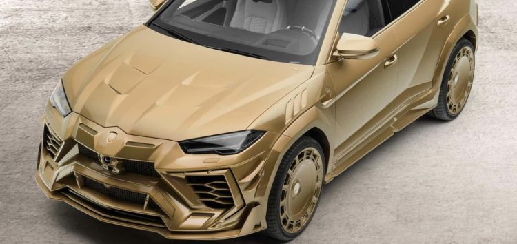 Mansory создала золотой Lamborghini