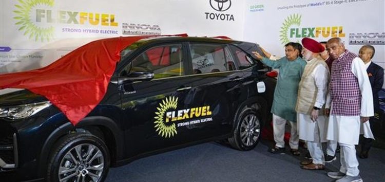 В Индии представили прототип автомобиля на этаноле