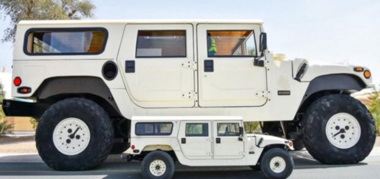 Шейх построил себе самый большой в мире Hummer H1
