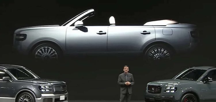 Новый премиум-внедорожник Toyota будет иметь кабрио-версию