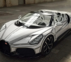 Bugatti показала порцеляновий гіперкар Mistral